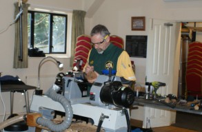 Our turner for the day Gary Lowe